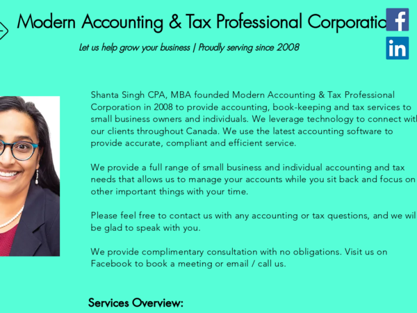 Modern Accounting & Tax Professional Corporation