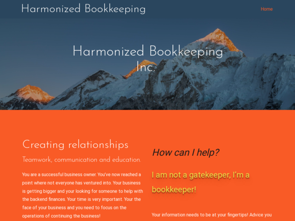 Harmonized Bookkeeping