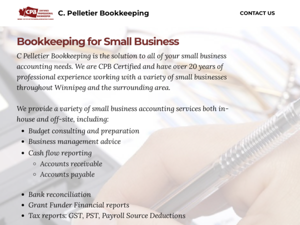 C Pelletier Bookkeeping