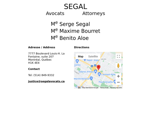 Segal Avocats, Attorneys