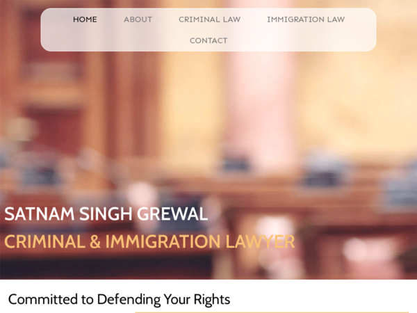 Satnam Grewal Law Office--Immigration & Criminal Defence Lawyer