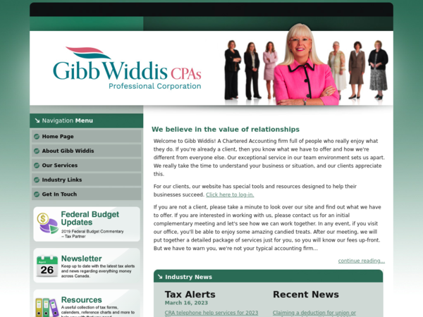 Gibb Widdis Cpas Professional Corporation