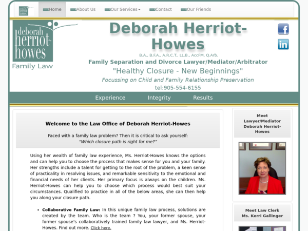 Deborah Herriot-Howes, Barrister & Solicitor