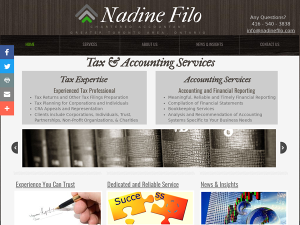 Nadine Filo, Cpa, CA - Accountant