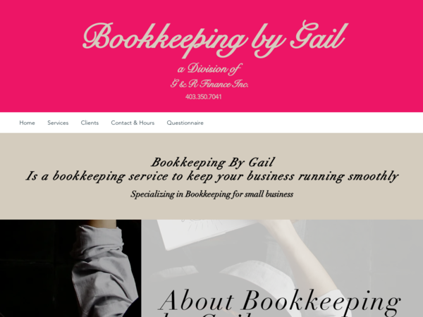 Bookkeeping by Gail Div of G & R Finance