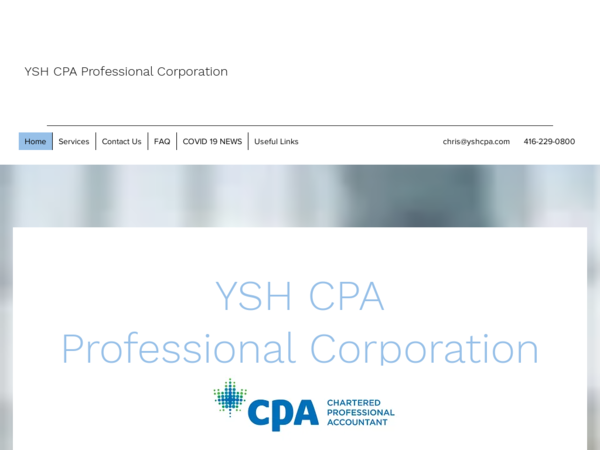 YSH CPA Professional Corporation 양성호 회계사