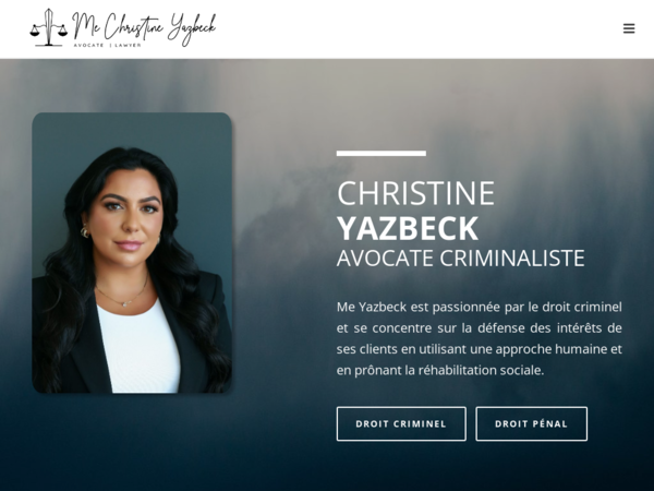 Christine Yazbeck | Avocate en Droit Criminel et Pénal