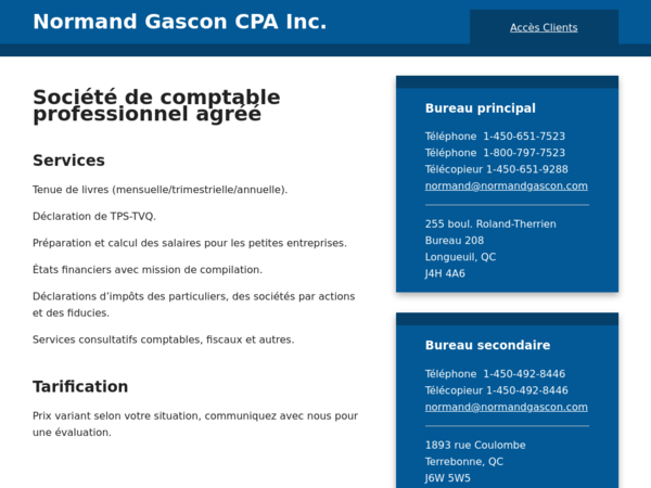 Normand Gascon CPA