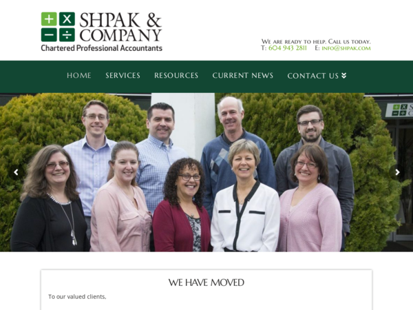 Shpak & Company Chartered Professional Accountants
