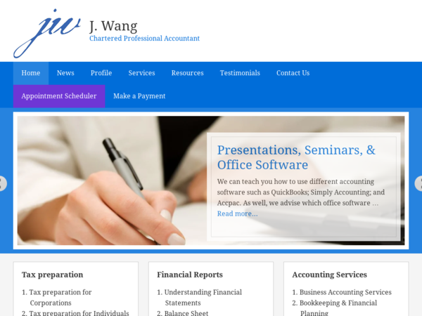 J. Wang Chartered Professional Accountant