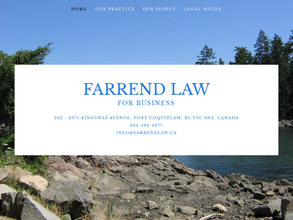 Farrend Law - Business Law Firm in the Tri-Cities