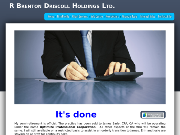 R Brenton Driscoll Professional Corp