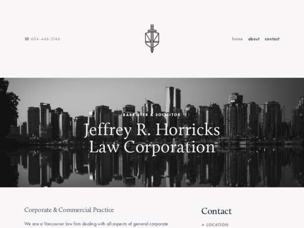 Jeffrey R. Horricks Law Corporation