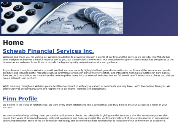 Schwab Financial Services