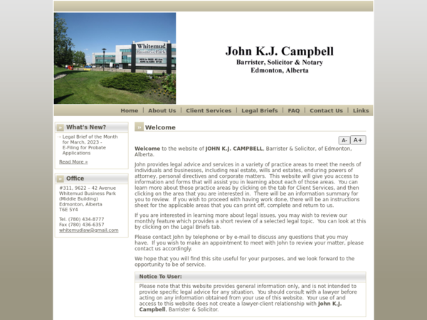 Campbell John K J