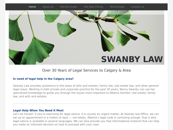 The Law Office of Nancy A. Swanby