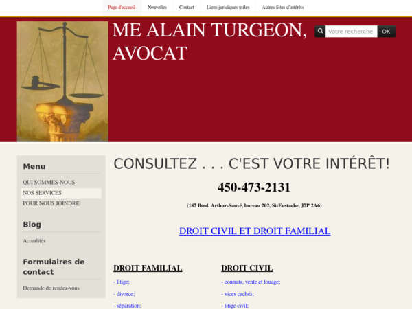 Me Alain Turgeon, Avocat