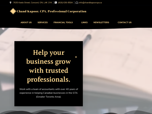 Chand Kapoor CPA Professional Corporation