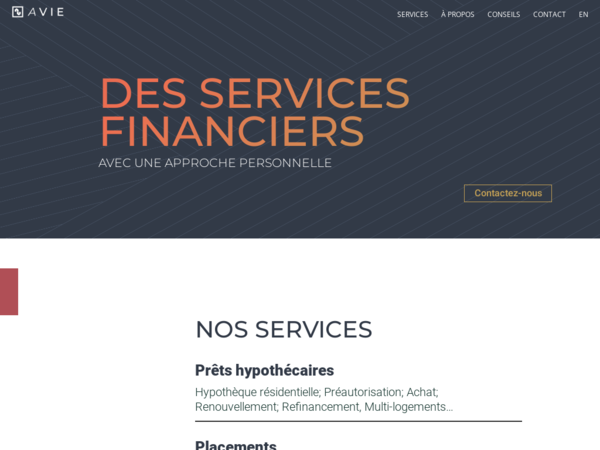 Services Financiers Avie Financial Services