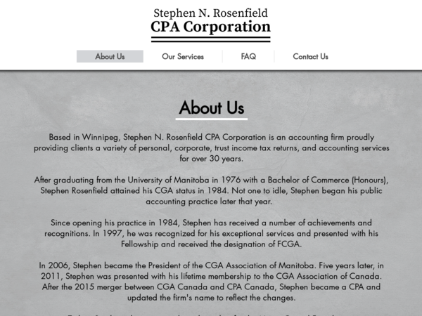 Stephen N Rosenfield CPA Corporation