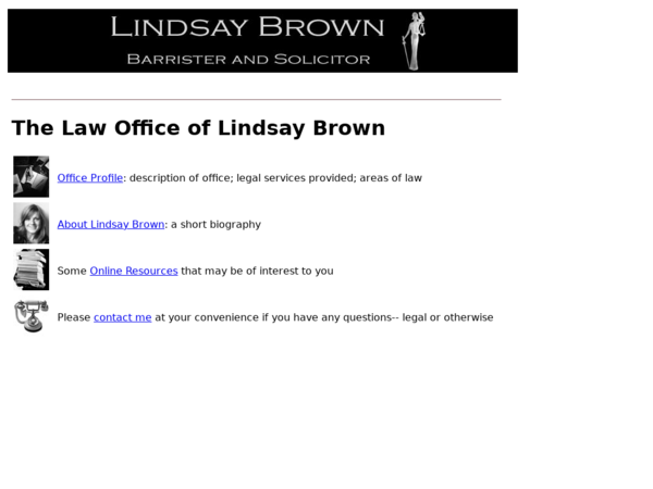 Brown Law Office Lindsay