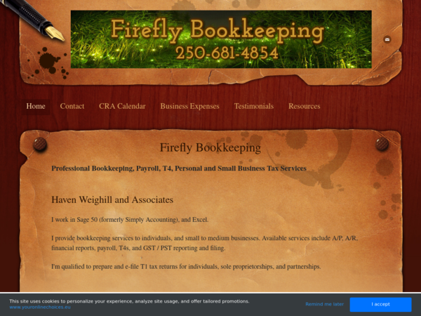 Firefly Bookkeeping